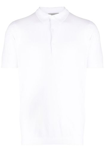 John Smedley Roth piqué polo shirt - Weiß