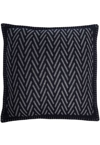 Johnstons of Elgin JOE HRBNE JCQRD WOOL 50X50 CUSHION BLUE - Blau