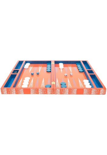 Jonathan Adler Vapor backgammon set - Orange