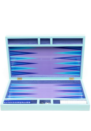 Jonathan Adler backgammon game set - Blau