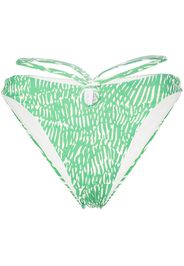 Jonathan Simkhai Aliana cut-out bikini bottom - Grün