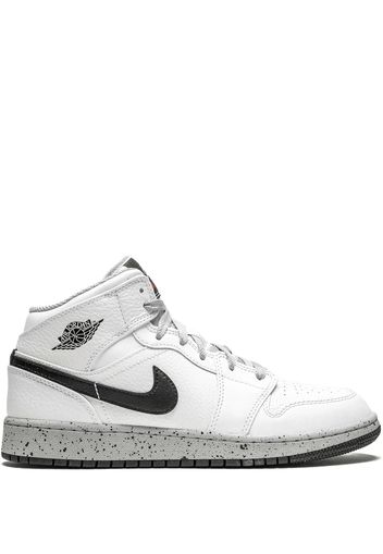 Jordan Kids TEEN 'Air Jordan 1 Mid (GS)' Sneakers - Weiß