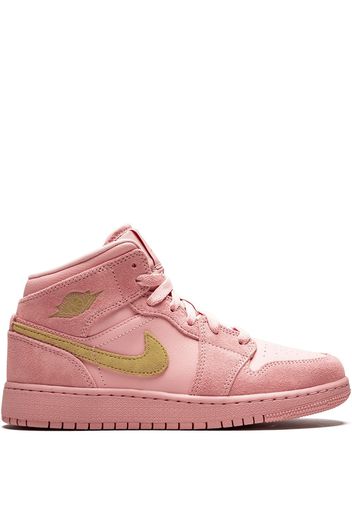 Jordan Kids 'Air Jordan 1 Mid' Sneakers - Rosa