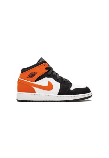 Jordan Kids TEEN 'Air Jordan 1 Mid GS' Sneakers - Schwarz