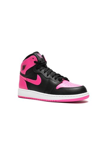 Jordan Kids 'Air Jordan 1 Retro High' Sneakers - HYPER PINK/BLACK-WHITE