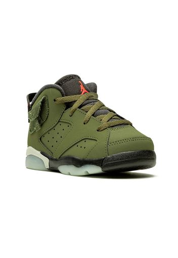 Jordan Kids 'Air Jordan 6 Travis Scott (TD)' Sneakers - Grün