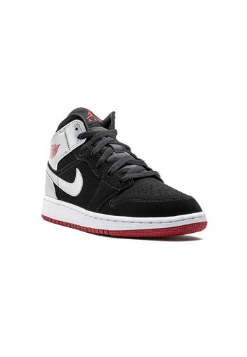 Jordan Kids TEEN 'Air Jordan 1 Mid' Sneakers - Schwarz