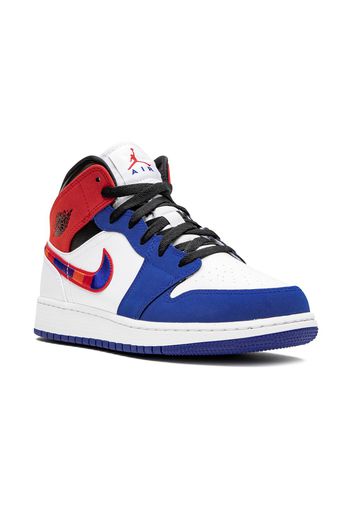 Jordan Kids 'Air Jordan 1 Mid SE (GS)' Sneakers - Weiß