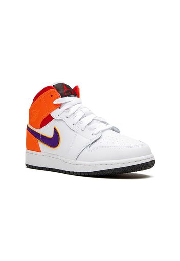 Jordan Kids 'Air Jordan 1 MID (GS) Three Peat' Sneakers - Weiß