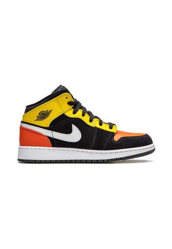 Jordan Kids 'Air Jordan 1 Mid' Sneakers - Schwarz