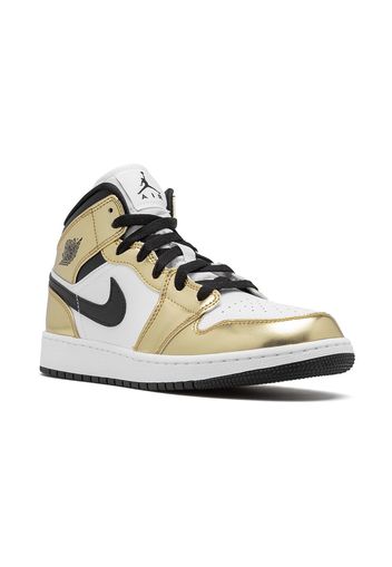 Jordan Kids Air Jordan 1 Mid SE Sneakers - Gold