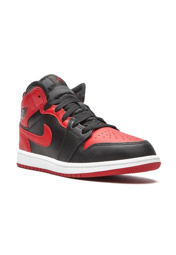 Jordan Kids Air Jordan 1 Mid Sneakers - Schwarz