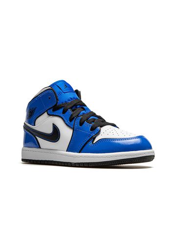 Jordan Kids Jordan 1 Mid SE PS Sneakers - Blau