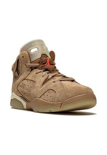 Jordan Kids x Travis Scott Air Jordan 6 Retro Sneakers - Braun