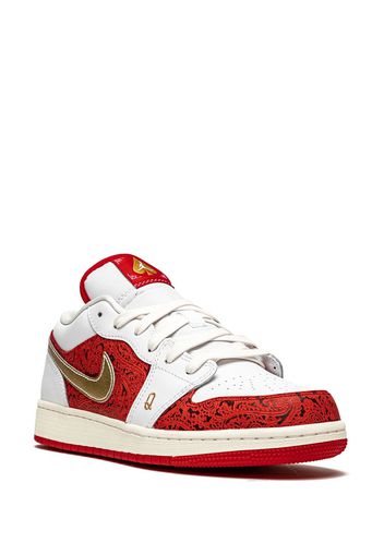 Jordan Kids Air Jordan 1 Low Spades Sneakers - Weiß