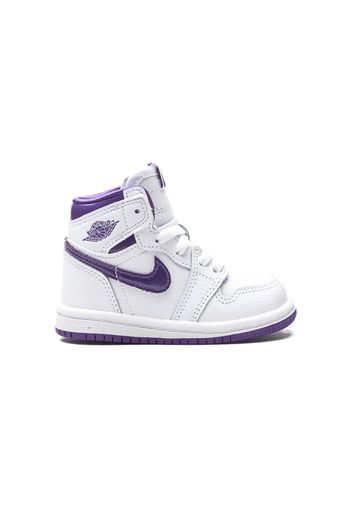 Jordan Kids Air Jordan 1 Retro High TD Court Purple Sneakers - Weiß