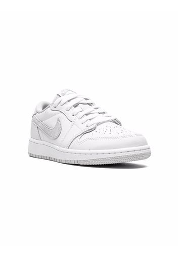 Jordan Kids Air Jordan 1 Low OG Neutral Grey Sneakers - Weiß