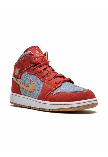 Jordan Kids Jordan 1 Mid sneakers - Rot