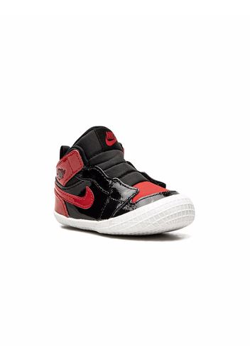 Jordan Kids Jordan 1 sneakers "Patent Bred" - Schwarz