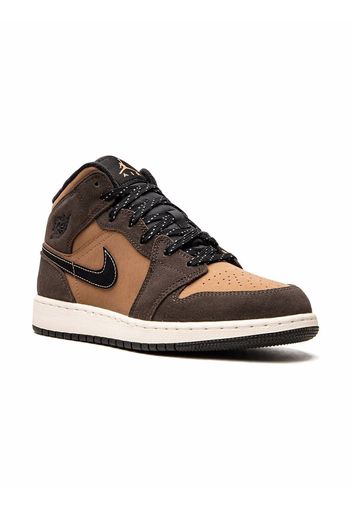 Jordan Kids Air Jordan 1 Mid SE sneakers - Braun