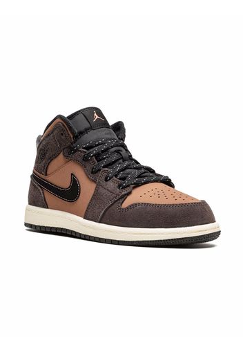 Jordan Kids Jordan 1 MID SE (PS) - Braun