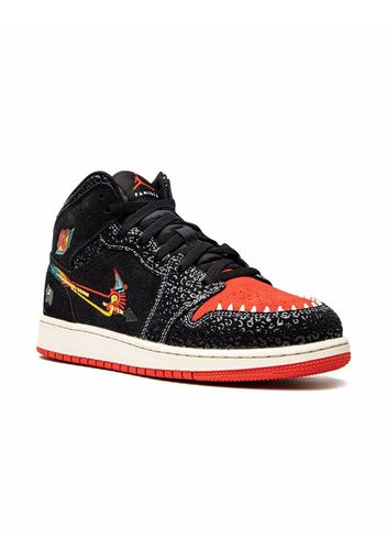 Jordan Kids Air Jordan 1 Mid SE "SIEMPRE Familia" sneakers - Schwarz