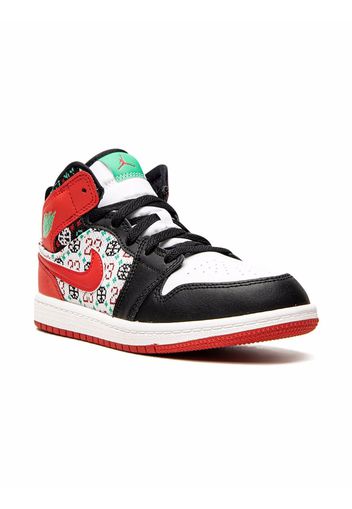 Jordan Kids Air Jordan 1 Mid "Holiday" sneakers - Schwarz