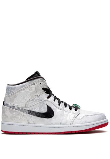 Jordan 'Air Jordan 1 Mid Fearless Edison Chen' Sneakers - Weiß