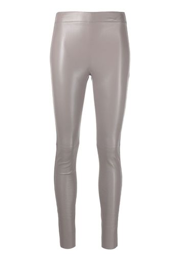 JOSEPH leather stretch leggings - Grau