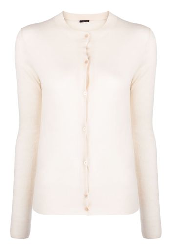 JOSEPH cashmere fine-knit cardigan - Nude