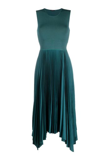 JOSEPH Dera pleated midi dress - Grün