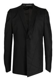 Julius classic-collar concealed-fastening shirt - Schwarz