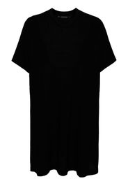 Julius Fein gestricktes T-Shirt - Schwarz