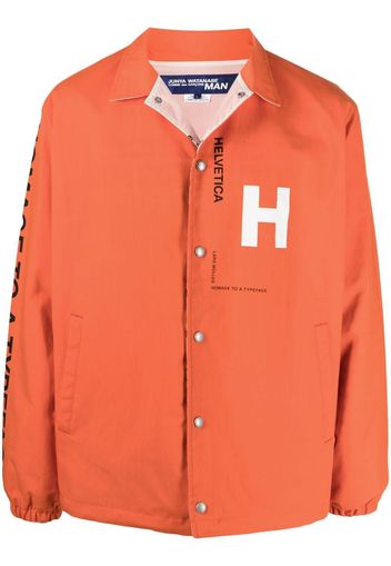 Junya Watanabe MAN Hemdjacke mit Logo-Detail - Orange