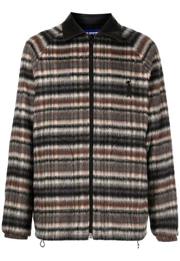 Junya Watanabe MAN Strukturierte Hemdjacke - Grau