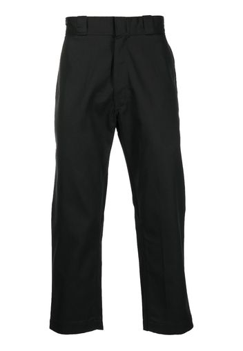 Junya Watanabe MAN tailored-cut cropped trousers - Schwarz