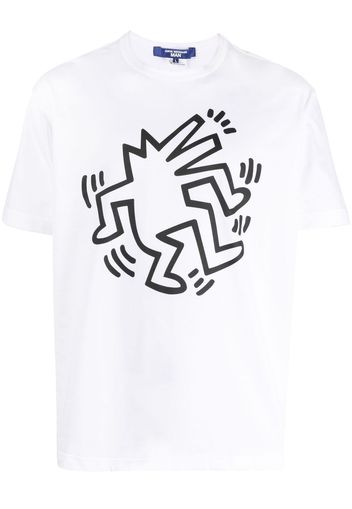 Junya Watanabe MAN Keith Haring cotton T-shirt - Weiß