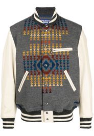 Junya Watanabe MAN Pendleton Varsity bomber jacket - Weiß