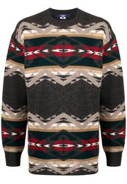 Junya Watanabe MAN intarsia-knit jumper - Mehrfarbig