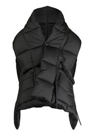 Junya Watanabe MAN cropped padded gilet - Schwarz