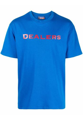 Just Don Dealers-print short-sleeve T-shirt - Blau