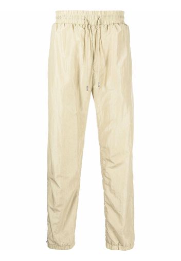 Just Don stripe-side tech track pants - Nude