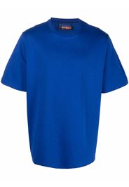 Just Don logo tape short-sleeve T-shirt - Blau