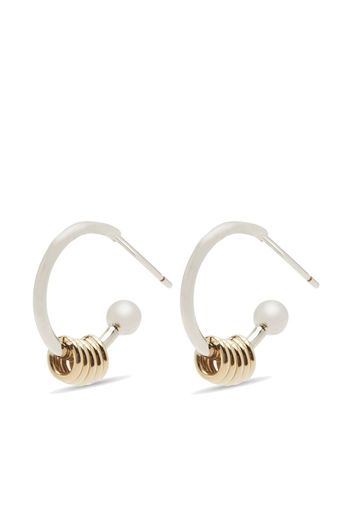 Justine Clenquet Gloria hoop earrings - Silber