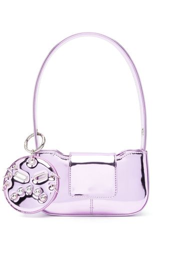 Justine Clenquet Dylan metallic shoulder bag - Rosa