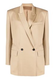 Juun.J double-breasted wool blazer - Nude