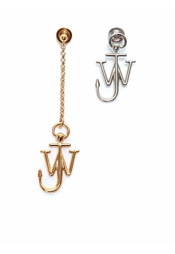 JW Anderson ASYMMETRIC ANCHOR EARRINGS - Gold