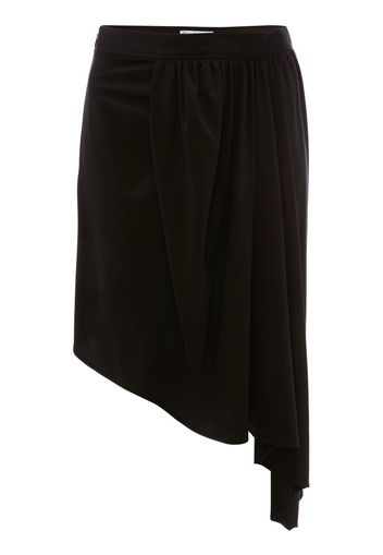 JW Anderson asymmetric gathered skirt - BLACK