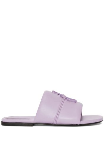 JW Anderson Pantoletten mit Anker-Logo - Violett