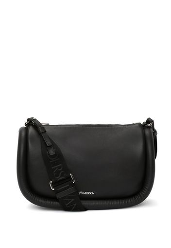 JW Anderson Bumper logo-stamp crossbody bag - Schwarz